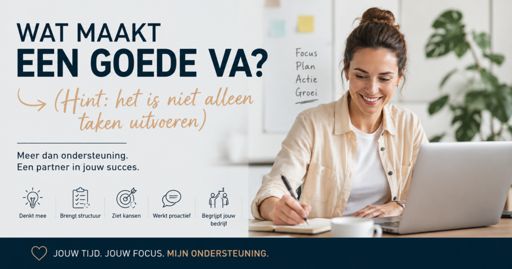 Wat maakt een goede Virtual Assistant? Meer dan alleen taken uitvoeren