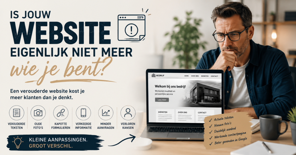 Is jouw website verouderd? Dit kost je meer klanten dan je denkt